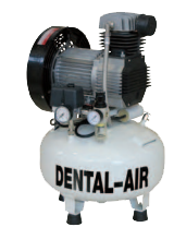 Dental Air 2/24/5 - безмасляный воздушный компрессор без кожуха (150 л/мин) на 2 установки
