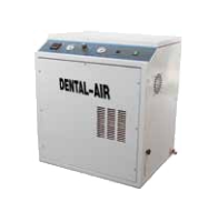 Dental Air 3/24/39 - безмасляный воздушный компрессор с кожухом (200 л/мин) на 3 установки