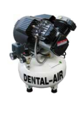 Dental Air 3/24/5 - безмасляный воздушный компрессор без кожуха (200 л/мин) на 3 установки