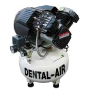 Dental Air 3/24/5 - безмасляный воздушный компрессор без кожуха (200 л/мин) на 3 установки